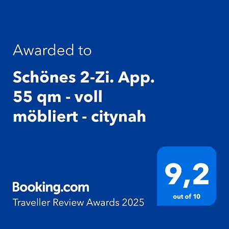 Schoenes 2-zi. App. 55 Qm - Voll Moebliert - Citynah *